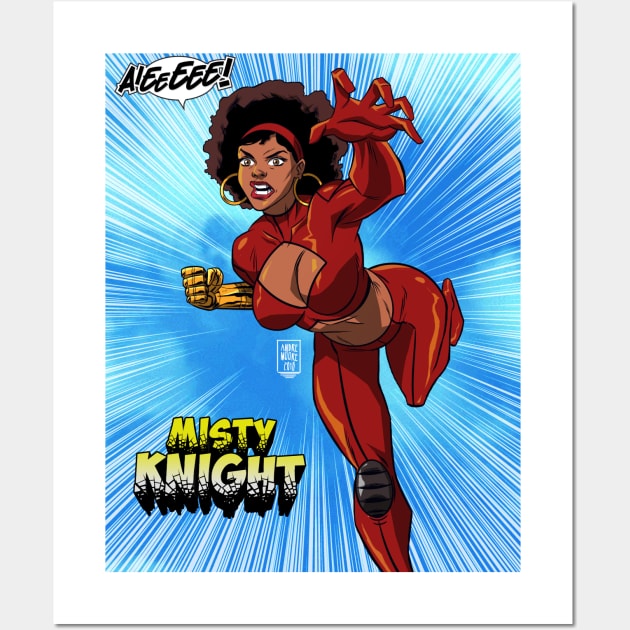 Misty Knight Wall Art by drdre74